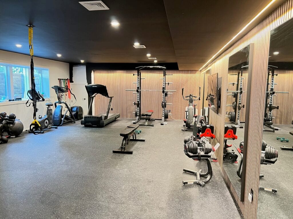 Mudroom, Basement Gym & Office Renovation